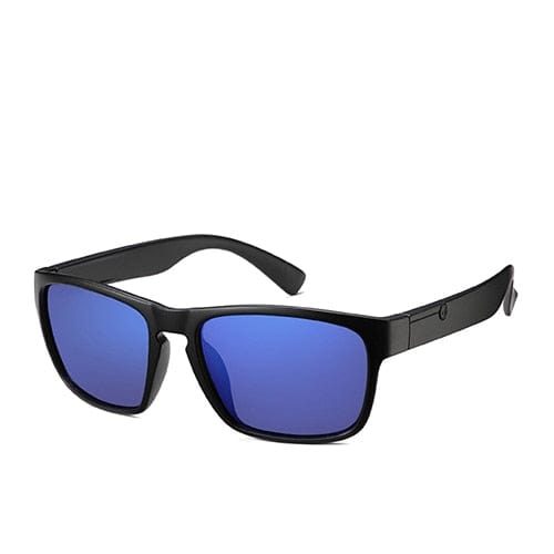 Planet Gates C5 Matte Blue POLARKING Brand Polarized Sunglasses For Men Plastic Oculos de sol Men's Fashion Square Driving  Eyewear Travel Sun Glass
