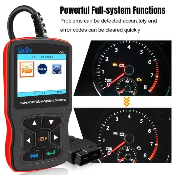 Planet Gates C501 OBD 2 Car Diagnostic for BMW e46 e39 e90 e60 Diagnostic Scanner Code Reader AC EPS Oil Service Reset EPB ABS Airbag