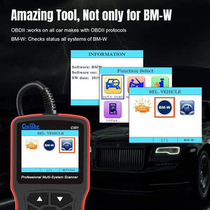 Planet Gates C501 OBD 2 Car Diagnostic for BMW e46 e39 e90 e60 Diagnostic Scanner Code Reader AC EPS Oil Service Reset EPB ABS Airbag