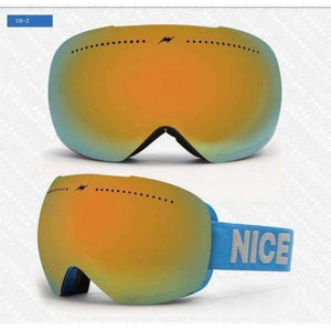 Planet Gates C6-2 2017 New Winter Ski Goggles Double Lens UV400 Anti-fog Big Ski Mask Glasses Skiing Men Women Snow Snowboard Eyewear Large Brands