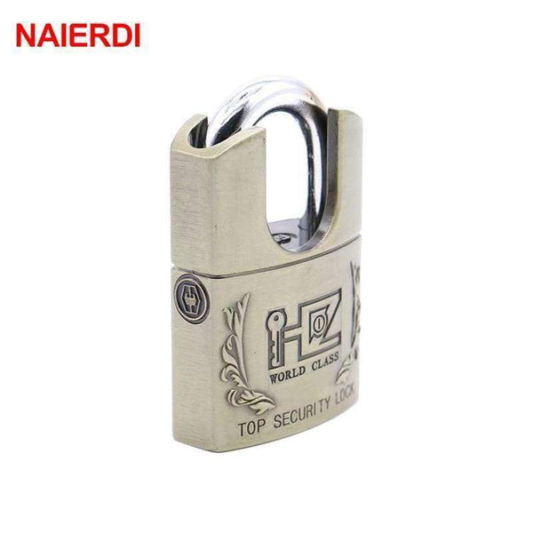 Planet Gates C6 40H NAIERDI C6H Super B Grade Padlocks High Tech Safe Anti-Theft Lock Rustproof Antique Bronze Top Security lock For Home Hardware