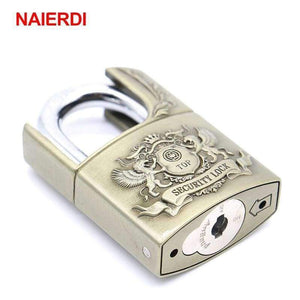 Planet Gates C6 40H NAIERDI C6H Super B Grade Padlocks High Tech Safe Anti-Theft Lock Rustproof Antique Bronze Top Security lock For Home Hardware