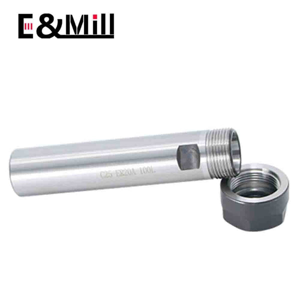 Planet Gates C6 C8 C10 C12 C16 C20 ER8 ER11 ER16 ER20 ER25 Chuck Deep Processing Straight Shank Extension Rod Collet Chuck for CNC Milling