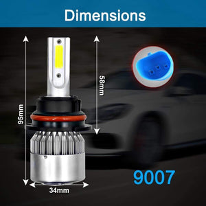 Planet Gates C6 H1 H3 Led Headlight Hulbs H7 LED Car Lights H4 880 H11 HB3 9005 HB4 9006 H13 6000K 72W 12V 24V 8000LM Auto Headlamps