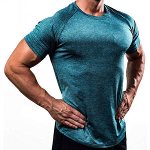 Compression Quick Dry Shirts Mens Gyms Fitness T-shirt Superelastic Skinny Tee Shirt Tops Male Jogger Workout Crossfit Clothing
