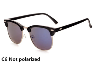 Planet Gates C6 / Polarized Classic Polarized Brand Designer Sunglasses Men Women Retro  High Quality Sun Glasses Rivet Female Male Fashion Mirror Sunglass