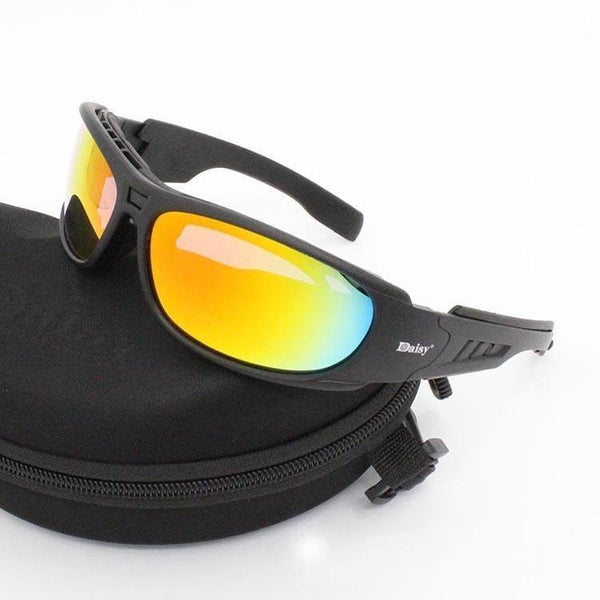 Planet Gates C6 Polarized Glasses CS Army Tactical Motorcycle Hunting Shooting Airsoft Bullet-proof Military Goggles with 4 Lens Kit