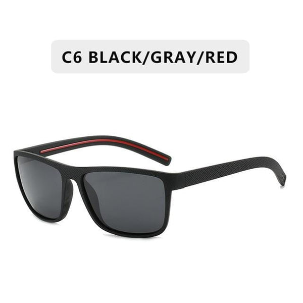 Planet Gates C6 Polarized Sunglasses For Men Plastic Oculos de sol Men's Fashion Square Driving Eyewear Travel Sun Glass