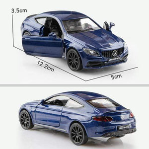 Planet Gates C63 S Blue Birthday Presents Boys Toys AMG C63 S Coupe Simulation Exquisite Diecasts Toy Vehicles RMZ city Car Styling 1:36 Alloy Model