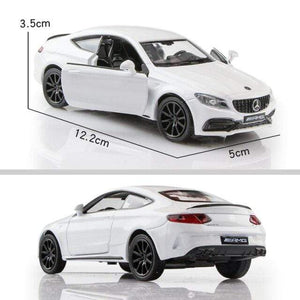Planet Gates C63 S White Birthday Presents Boys Toys AMG C63 S Coupe Simulation Exquisite Diecasts Toy Vehicles RMZ city Car Styling 1:36 Alloy Model