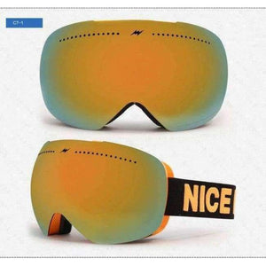 Planet Gates C7-1 2017 New Winter Ski Goggles Double Lens UV400 Anti-fog Big Ski Mask Glasses Skiing Men Women Snow Snowboard Eyewear Large Brands