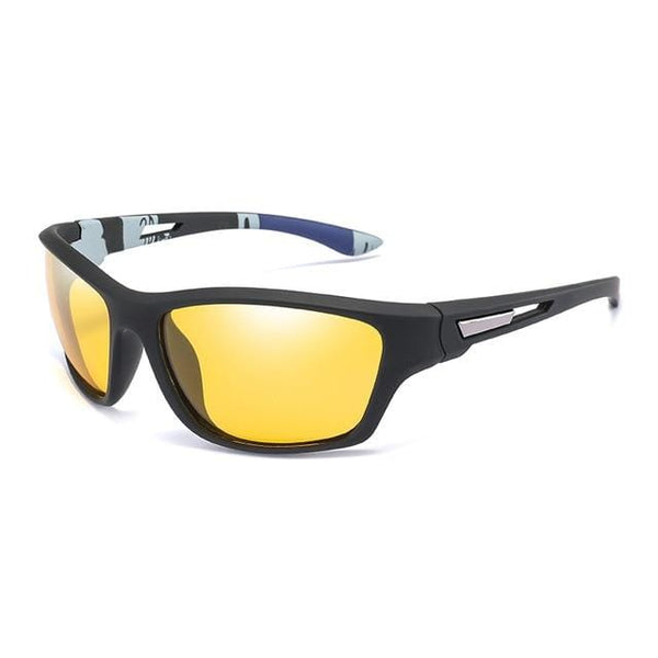 Planet Gates C7 black yellow Men Polarized Sun Glasses 2021 Brand Car Driving Anti-Glare Sunglassses Male Black Sports Fishing Goggles UV400