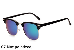 Planet Gates C7 / Polarized Classic Polarized Brand Designer Sunglasses Men Women Retro  High Quality Sun Glasses Rivet Female Male Fashion Mirror Sunglass