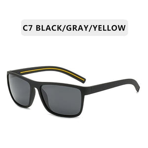 Planet Gates C7 Polarized Sunglasses For Men Plastic Oculos de sol Men's Fashion Square Driving Eyewear Travel Sun Glass