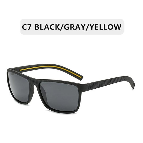 Planet Gates C7 Polarized Sunglasses For Men Plastic Oculos de sol Men's Fashion Square Driving Eyewear Travel Sun Glass