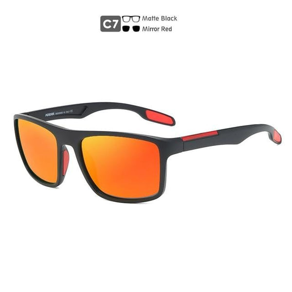 Planet Gates C7 / TR90 and Polarized Italy Design TR90 Polarized Sunglasses Men Women Sports Driving Shades KDEAM UV400 Unbreakable Sun Glasses With Box