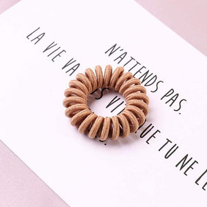 Elastic Knit Telephone Wire Hair Bands Girl Woman Hair Accessories Rubber Band Headwear Hair Rope Spiral Shape Hair Ties