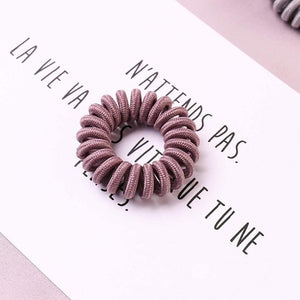 Elastic Knit Telephone Wire Hair Bands Girl Woman Hair Accessories Rubber Band Headwear Hair Rope Spiral Shape Hair Ties