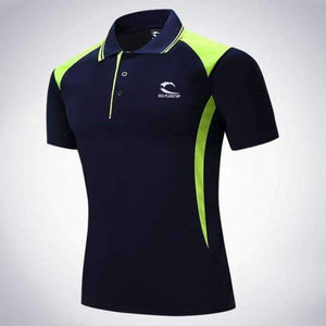 Planet Gates C9 / M Men Tennis clothing solid male Fitness Run jogging Outdoor sports badminton T-shirt Short Sleeve breathable polo shirt