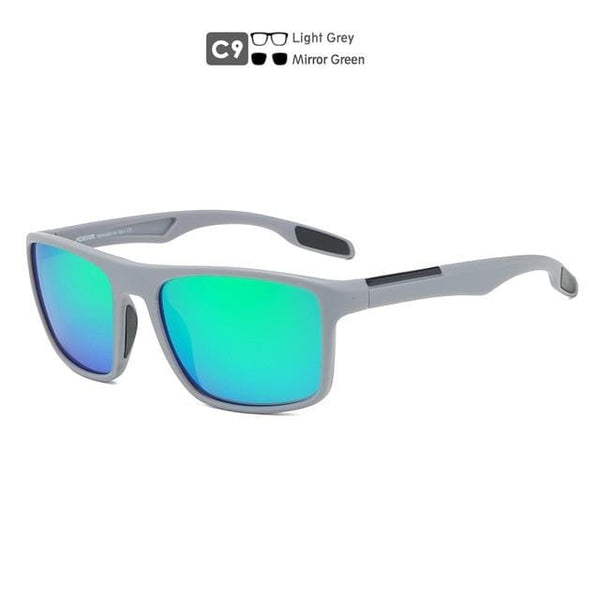 Planet Gates C9 / TR90 and Polarized Italy Design TR90 Polarized Sunglasses Men Women Sports Driving Shades KDEAM UV400 Unbreakable Sun Glasses With Box
