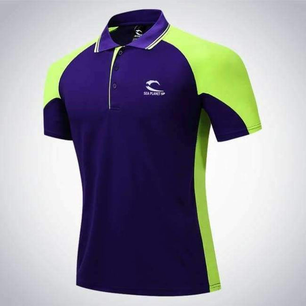 Planet Gates C9 / XL Tennis clothing male Run jogging Outdoor sports workout badminton Quick-dry t shirt Short Sleeve Table tennis polo clothes