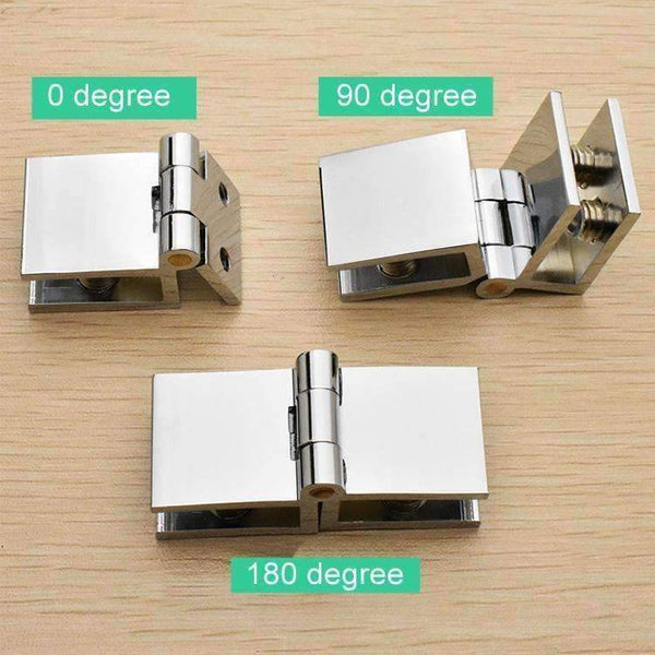Planet Gates Cabinet door hinge /glass clips clamp,for Showcase Wine cooler cupboard,single and double glass,no hole,furniture hardware