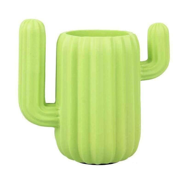 Planet Gates Cactus Desk Stationery Organizer Plastic Pen Holder Magnetic Container for Office Accessories House Supplies