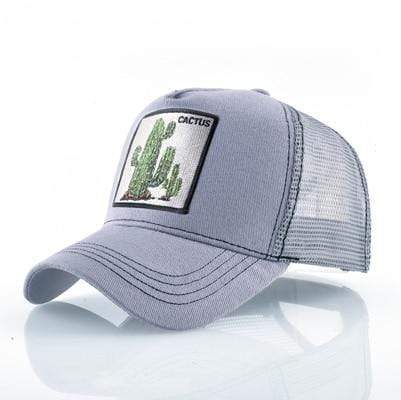 Planet Gates Cactus GY Cotton Snapback caps for men Embroidery wolf Baseball Cap Women's Breathable Mesh Trucker Bone rooster Hip Hop hats