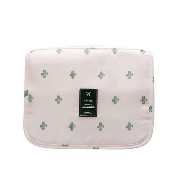 Planet Gates cactus Waterproof Women Makeup Bag Large Travel Beauty Cosmetic Bag Trip Organizer Case Necessaries Make Up Toiletry Bag
