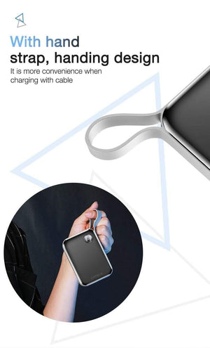 Planet Gates CAFELE 10000 mAh Power Bank Dual USB Output External Battery Pack Micro and Type C Input Power Bank LED Display 5V 2.1A