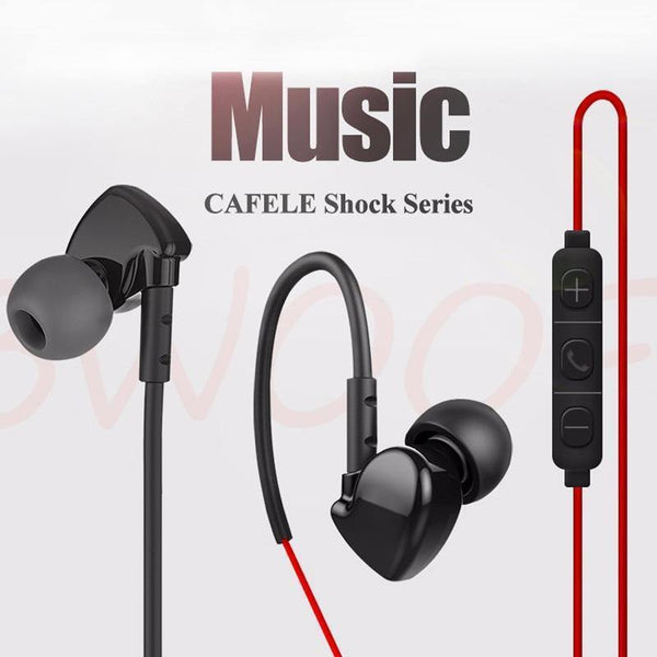 Planet Gates Cafele 3.5mm In-ear Sport Earphones Super Bass Hifi Running Earbuds Stereo Earpod With For iPhone 5s 6s plus Samsung xiaomi MP3