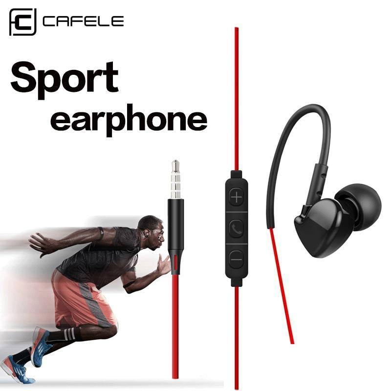 Planet Gates Cafele 3.5mm In-ear Sport Earphones Super Bass Hifi Running Earbuds Stereo Earpod With For iPhone 5s 6s plus Samsung xiaomi MP3
