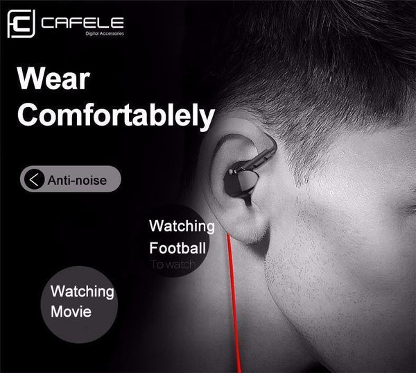 Planet Gates Cafele 3.5mm In-ear Sport Earphones Super Bass Hifi Running Earbuds Stereo Earpod With For iPhone 5s 6s plus Samsung xiaomi MP3