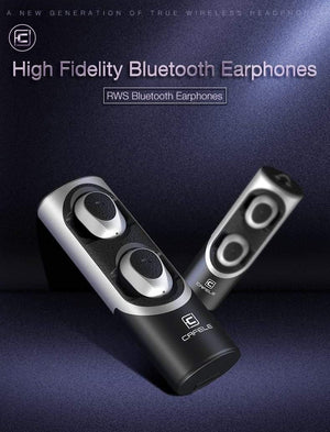 Planet Gates CAFELE In-Ear Bluetooth Earphone Wireless Earbud Metal Heavy Bass Business Earphone High fidelity Sound Quality for Sports Music