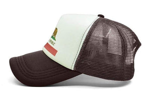 Planet Gates California Trucker Cap Men Bear California Republic Flag Cap  Funny Hip Hop Hat Cap Cool Summer Mesh Cap Adult  Kids Kid