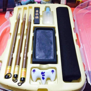 Planet Gates Calligraphy brush pen traditional writing brush pen painting calligraphy gift box kit children student painting supplies