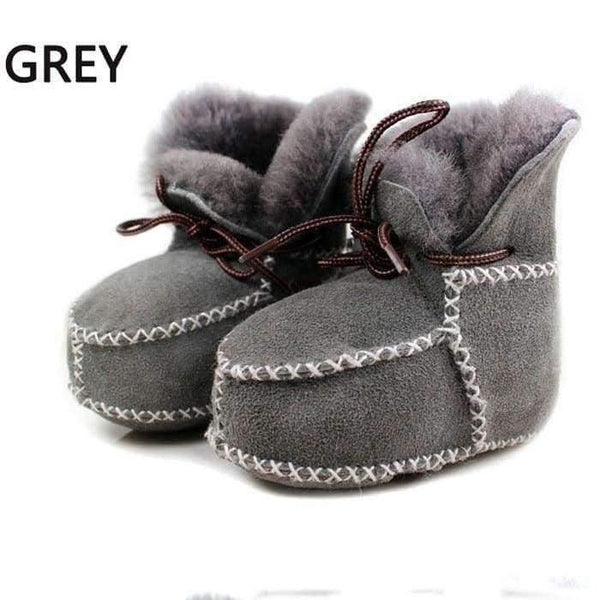 Planet Gates camel / 2 Genuine Leather baby shoes boots infants warm shoes fur wool girls baby booties Sheepskin boy baby