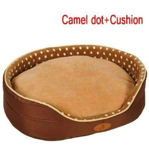 Planet Gates camel dot 1 / 45X37X17cm Double sided available all seasons Big Size extra large dog bed House sofa Kennel Soft Fleece Pet Dog Cat Warm Bed s-xl