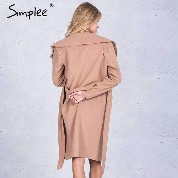 Planet Gates Camel / S Black ruffle warm winter coat Women turndown long coat collar overcoat female Casual autumn 2016 pink outerwear