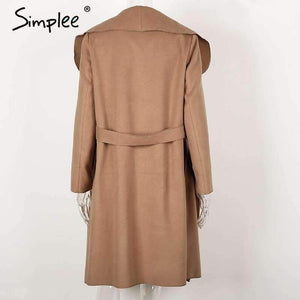 Planet Gates Camel / S Black ruffle warm winter coat Women turndown long coat collar overcoat female Casual autumn 2016 pink outerwear