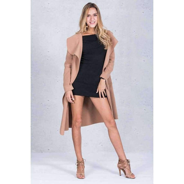 Planet Gates Camel / S Black ruffle warm winter coat Women turndown long coat collar overcoat female Casual autumn 2016 pink outerwear