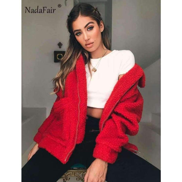 Planet Gates Camel / S Fleece faux shearling jacket coat women autumn winter warm thick teddy coat female casual overcoat oversize outerwear