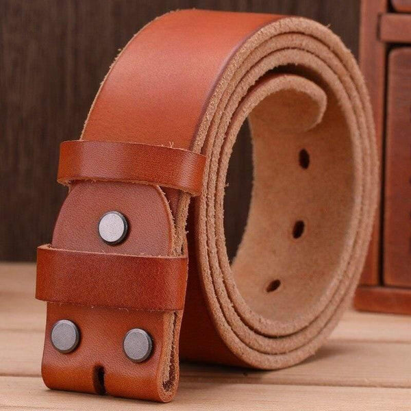 Belt Men High Quality Luxury 100% Real Cowhide Full Grain Genuine Leather Camel Cowboy 3.8 Cm Masculine Soft