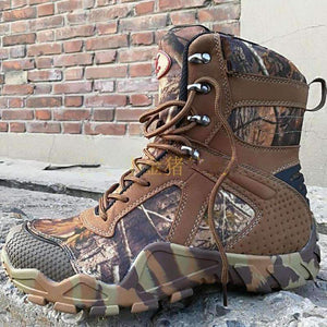 Planet Gates camo / 6.5 Bionic Camouflage Waterproof Antiskid Tactical Boots Men Outdoor Fishing Camping Climbing Hunting Desert Combat Shoes