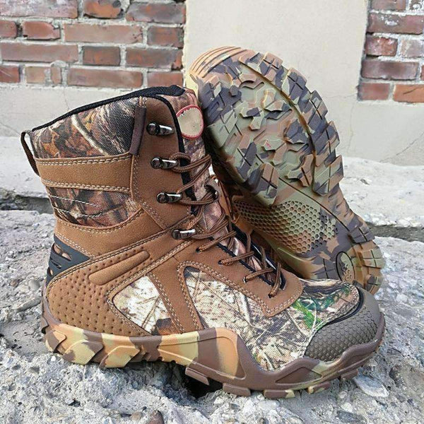 Planet Gates camo / 6.5 Bionic Camouflage Waterproof Antiskid Tactical Boots Men Outdoor Fishing Camping Climbing Hunting Desert Combat Shoes