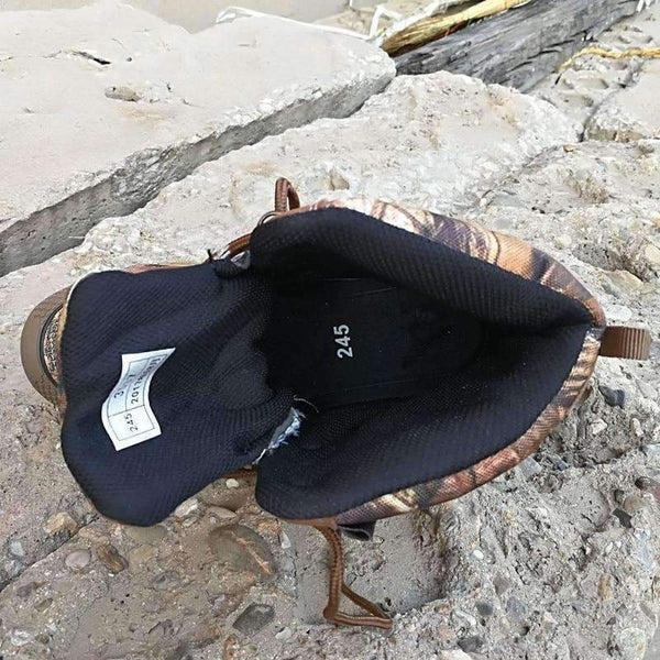 Planet Gates camo / 6.5 Bionic Camouflage Waterproof Antiskid Tactical Boots Men Outdoor Fishing Camping Climbing Hunting Desert Combat Shoes