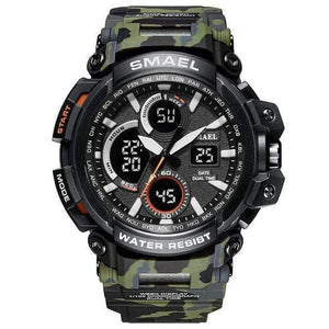 Planet Gates Camo Army Green / China Men Watch Waterproof LED Digital Watch Male Clock Relogio Masculino erkek kol saati 1708B Men Watches