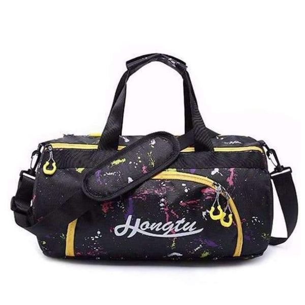 Planet Gates Camo black Nylon Swimming Bag Combo Dry Wet Handbag  Mixed Color Children Beach Swimsuit Storage Bag Starry Sports Bag XA746WD