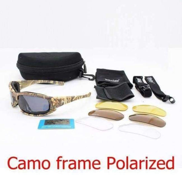 Planet Gates camo frame polarized Camouflage X7 C5 Men's Polarized Glasses Military Shooting Hunting Goggles 4 Lens Kit Sunglasses Men Hiking