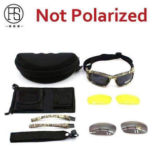 Goggles Sport Polarized Sunglasses C6 Shooting Safety Glasses Outdoor Hunting Airsoftsports Glasses Cycling Eyewear - Camo No Polarized X7